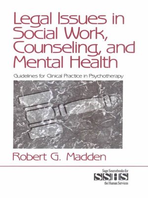 cover image of Legal Issues in Social Work, Counseling, and Mental Health